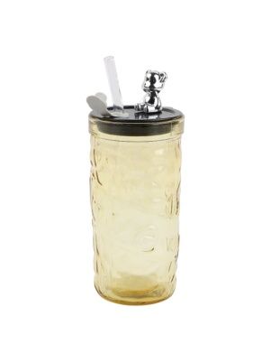 Стакан с трубочкой "Teddy", 400 мл (PK993)