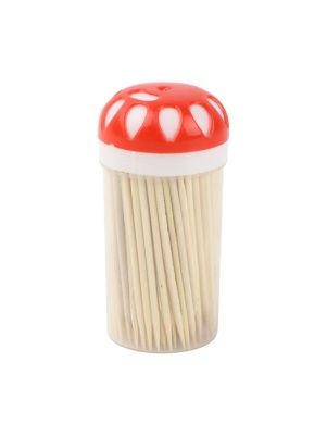 Зубочистки бамбуковые 200 шт в пластиковой упаковке 