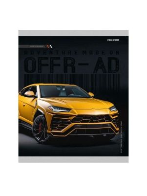 Тетрадь КЛЕТКА 48л. СТАНДАРТ  цветная мелов. обл., уф-лак, в асс-те ПХ, Т48-7374