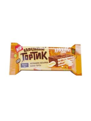 Конфеты BS Вафельный тортик с арахисом 33г
