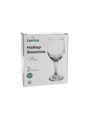 Набор бокалов для вина "Flow", 2 шт, 410 мл (PK433)