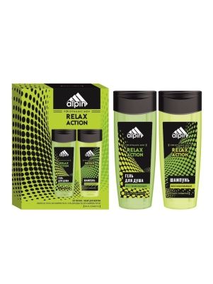 Косметический набор муж.  RELAX ACTION (гель для душа 250 мл + шампунь 250 мл)