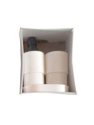 Набор для ванны: мыльница, дозатор, стакан для зубных щеток