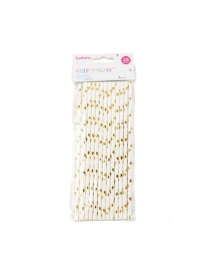 Набор одноразовых трубочек для напитков "Сияние", 25 шт ,19,5 см