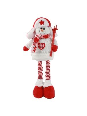 Декоративная  новогодняя фигурка с раздвижными ногами (NYX0051)