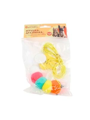 Игрушка-дразнилка с подвесом на стену, 4*10 см