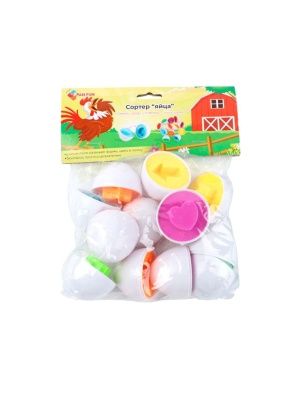 Игрушка. Сортер "Яйца" Pan Fun (Артикул PX0172)