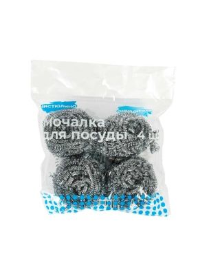 Мочалка для посуды, 4 шт