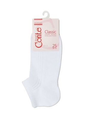 Носки жен. хлопковые CE CLASSIC (короткие) 7С-34СП, р.23-25, 016 белый