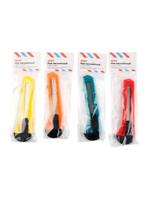 Нож пистолетный с фиксатором, 18 мм