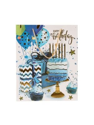 Пакет подарочный "Birthday party", 30*41,5*12 см (GB769)