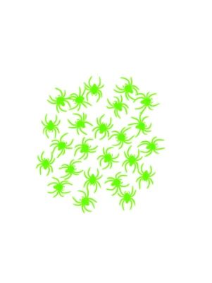 Набор люминисцентных пауков, 20 шт (PI0121)
