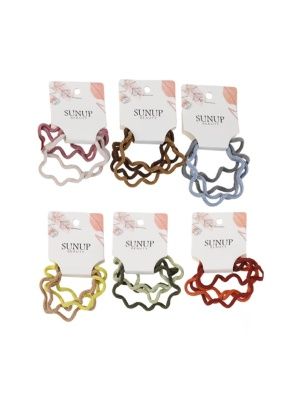 Набор резинок для волос "Wave", 4 шт, 5,5 см