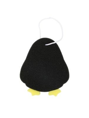 Мочалка (губка) банная "Пингвин", 13*11,2*3 cм