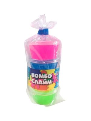 Набор паст для лепки МЕГА-СЛАЙМ 4 цвета