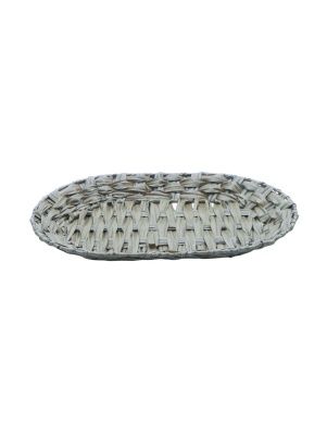 Корзинка плетеная 38*25*4 см, микс