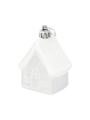 Украшение елочное "Домик", 6 см, 4 шт