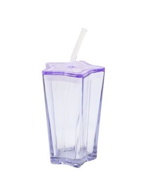 Стакан с трубочкой "Star", 300 мл (PK990)
