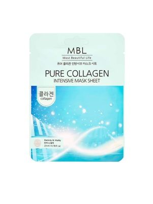 Маска для лица тканевая интенсивная с коллагеном MBL, 23мл