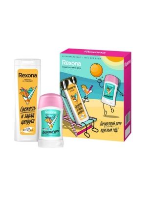 REXONA Под. наб. ЦИТРУСОВЫЙ ФРЕШ 2024 (део-каранд. 40мл.+гель д/душа 200мл.)