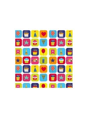 OPTIMA Упаковочная бумага Яркие оттенки  (1л в рулоне, 70 х 100 см)