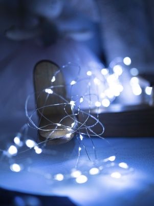 Гирлянда декоративная LED "Роса", 100 лампочек, 10 м, холодный свет