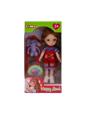 Кукла "Funky Toys" Модная, 14см, на шарнирах с 13-ю суставами, с аксессуарами, коробка, в асс-те