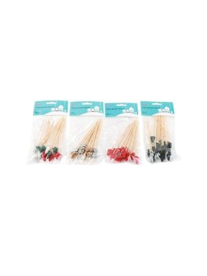 Пики декоративные, 20 шт, 12 см