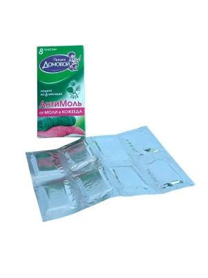 Домовой. Антимоль пластины, 8шт. Хвоя (100)