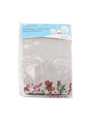 Дорожка на стол "Зимний праздник", 30*150 см (NYX0131)
