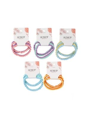 Набор резинок для волос "Color wave", 2 шт, 6 см