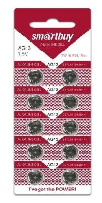 Батарейка часовая Smartbuy AG13-10B (200/2000) (SBBB-AG13-10B)