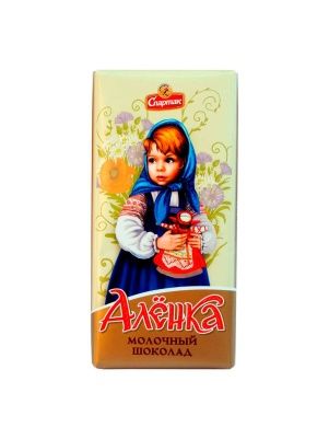 ШОКОЛАД МОЛОЧНЫЙ "АЛЕНКА" 85г