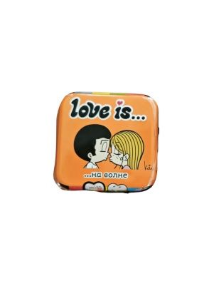 Освежающие конфеты "Love is...." в форме сердца со вкусом морской соли и маракуйи 20г