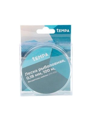 Леска рыбловная, 0,18 мм, 100 м, бесцветная, нейлон