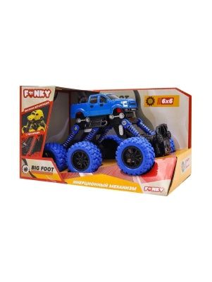 Инерционная машинка "Внедорожник" 6х6  Funky Toys,  в ассортименте