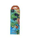 Наушники (Вставные) Sh. SHM8BL JOINT WIRED CONTROL EARPHONES WITH MIC [163517] (BLACK)