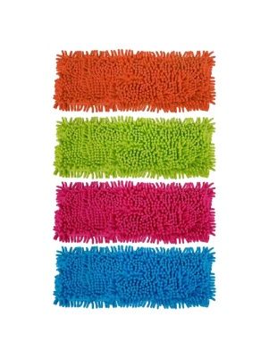 Насадка для швабры из шенилла "Лапша" с подкладкой, 42*13 см, микс цвета