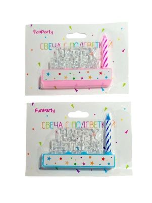 Свеча с подсветкой, 10*7,5 см (ML-1861)