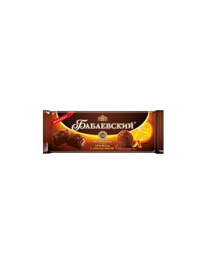 Шоколад Бабаевский со вкусом трюфель с апельсином, 170г