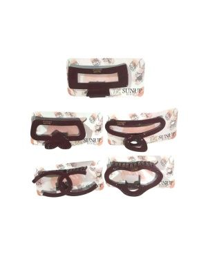 Крабик для волос "Dark red dream", 10-12 см