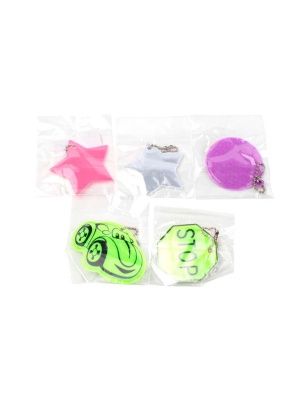 Подвеска-брелок 4х6см, микс дизайнов, пластик