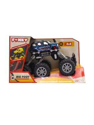 Инерционная машинка "Внедорожник" 6х6  Funky Toys,  в ассортименте