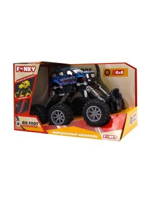 Инерционная машинка "Внедорожник" 6х6  Funky Toys,  в ассортименте
