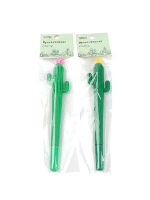 Ручка гелевая "Кактус", цв. синий (PD0906)