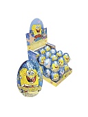 Изделие (яйцо) из кондитер глазури с игрушкой-сюрпризом  "SPONGE BOB" 25г