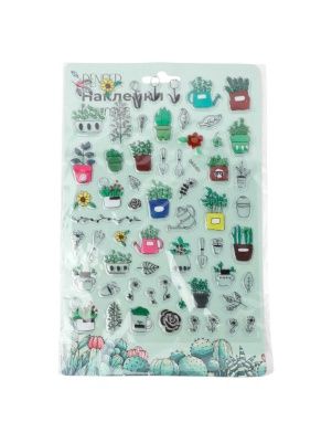 Наклейки декоративные "Кактус", 15 * 22 см (PD0920)