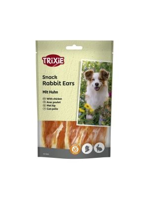 Лакомство "TRIXIE PREMIO" для собак, кроличьи ушки, без глютена и сахара, 80 г.