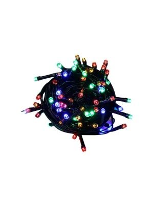 Электрогирлянда  метражная, 10 м, 100 ламп, 8 режимов, в ассортименте