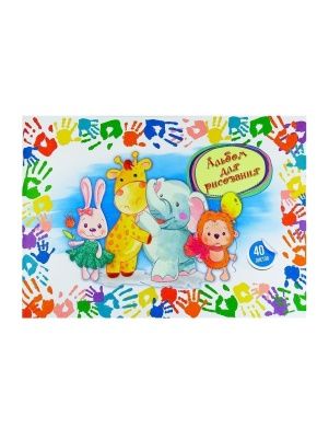 Альбом для рисования 40л. на скобе